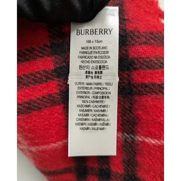 Burberry Vintage Check Cashmere Scarf Pillar 8073962 - Picture 5 of 8